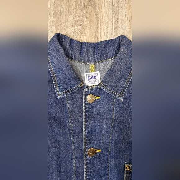 Women's Vintage Lee Workwear Denim Dress-Size Medium - Picture 2 of 3